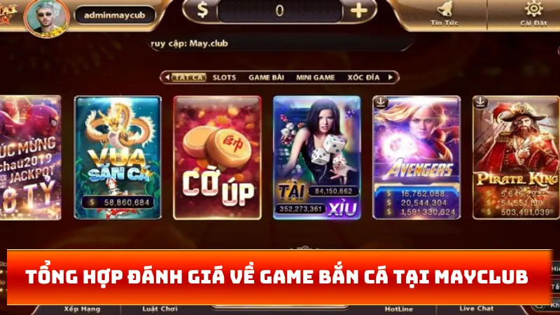 Tổng hợp đánh giá về game bắn cá tại MAYCLUB