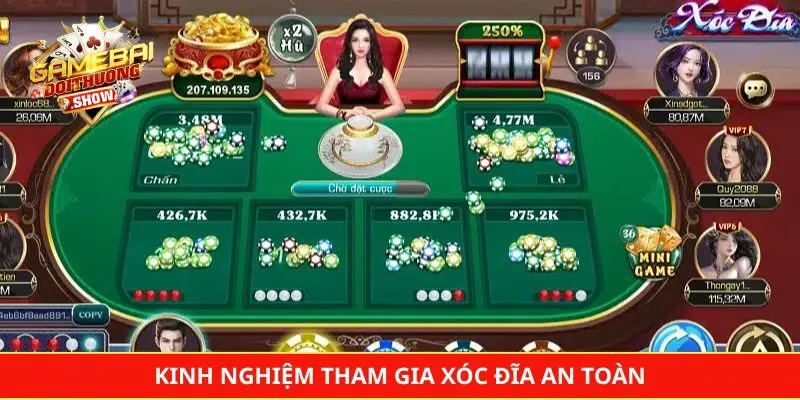 Kinh nghiệm tham gia xóc đĩa an toàn cho anh em tân thủ